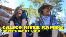 Riding Calico River Rapids! Onride POV!