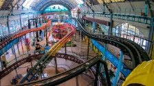 Weird Indoor Powered Roller Coaster - Adventure Wo...