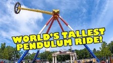 World&rsquo;s Tallest Pendulum Ride! Wonder Woman ...