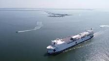 Hospital Ship USNS Comfort Sails for New York City...