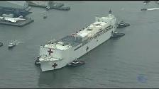 USNS Comfort Arrives in NYC