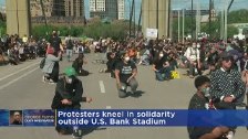 Protesters &#39;Take A Knee&#39; Over The Killing ...
