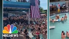 Attendee At Packed Memorial Day Gathering Tests Po...