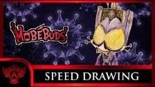 Speed Drawing: Mob&eacute;Buds - Coranos (COVID-19...
