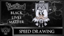 Speed Drawing tribute: Mob&eacute;Buds - B.L.B Bla...