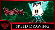 Speed Drawing/ MobéBuds Evil Wikky (Concept 1) |...