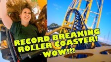 Steel Curtain Roller Coaster! Multi Angle POV! MOS...