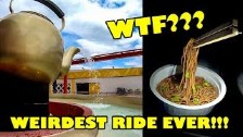 Weird &#34;Cup Noodles&#34; Themed Rapids Ride! Yo...