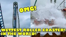 WETTEST Roller Coaster In The World!! Speed Water ...
