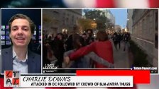 Young Couple in DC Followed by Crowd of BLM/Antifa...