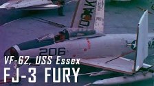 FJ-3 Fury of VF-62 on USS Essex (1959)