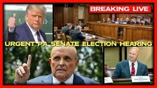 BREAKING NOW: URGENT PA SENATE ELECTION HEARING WI...