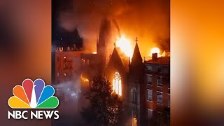 Massive Fire Breaks Out In NYC Destroying Historic...