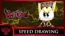 Speed Drawing/ Mob&eacute;Buds Bulkey (Concept 6) ...