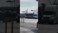 National guard on the move Alabama truck stop mome...