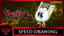 Speed Drawing/ MobéBuds Angry Bulkey (Concept 7)...