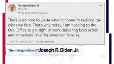 President Joe Biden sends out first tweet: &#39;Th...