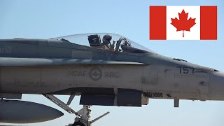 Canadian CF-18 Hornets Fly Air Policing in Romania...