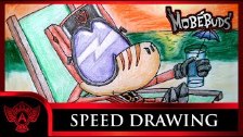 Speed Drawing/ MobéBuds Brario&#39;s Vacation | ...