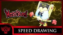 Speed Drawing: MobéBuds - Bulkey Dash (Concept 8...