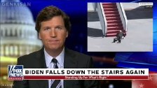 Biden Falls Down The Stairs Again!