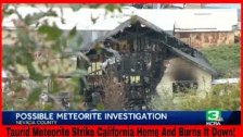 Meteor burns down house