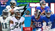  Eagles VS Giants | Live Stream Reaction | Week 14...