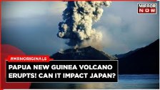 Papu Guinea volcano erupts