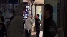 Part 2 of an explosive confrontation between activ...