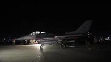 F-16 Fighting Falcon Night Takeoff