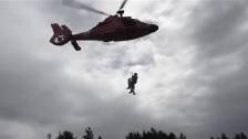 Coast Guard Helicopter Conducts Cliff Rescue Train...