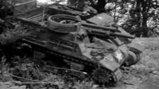 2nd Armored Div. Wrecker Recovers M7 Priest in Nor...