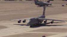 C-5 Galaxy Departs Travis AFB Home Station for Hur...