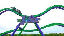 The Joker Rider Cam Roller Coaster POV Six Flags N...