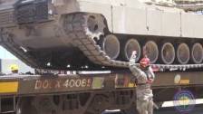 Mississippi National Guard Soldiers Ship Abrams Ta...