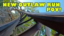 AWESOME New Outlaw Run 60FPS Roller Coaster Front ...