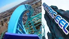 Riding Electric Eel New Roller Coaster at SeaWorld...