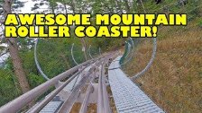Rowdy Bear Mountain Roller Coaster Front Seat POV ...