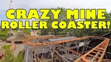 Crazy Mine Wild Mouse Roller Coaster Front Seat PO...