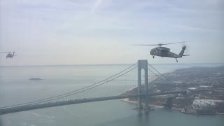 Army Reserve Aviators Fly Over New York