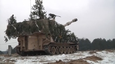 U.S. Paladins Fire First 155mm Rounds in Poland