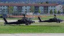 U.S. Army Apache Helicopters at Katterbach