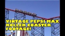 Vintage Pepsi Max Big One Roller Coaster Footage! ...
