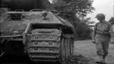 Knocked-out Panther in Normandy