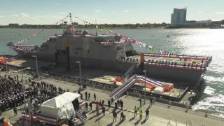U.S. Navy Commissions Littoral Combat Ship USS Det...