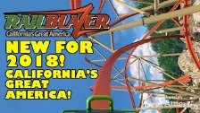 Railblazer Roller Coaster POV 2018 New at Californ...