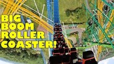 Big Boom Roller Coaster Front Seat POV 60FPS Nasu ...