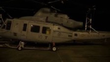 Marines Load UH-1Y Venom into USAF C-5 Galaxy