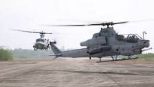 AH-1Z Viper and CH-53E Super Stallion Land in Thai...