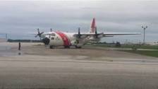Coast Guard HC-130 Hercules at Air Station Clearwa...